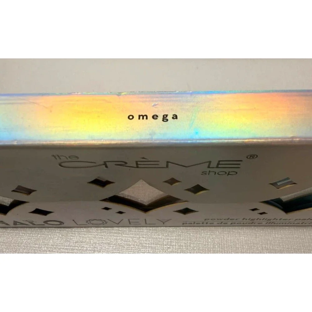 ✨ The Crème Shop – HALO LOVELY Powder Highlighter Palette-Omega